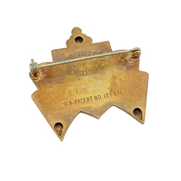 Vintage Collectible Enamel Pin War Relief British Badge Dieu Et Mon Droit Lion C - Picture 5 of 8